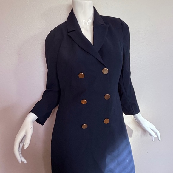 Touche Double-Breasted Coat/Dress NWT - Picture 4 of 7
